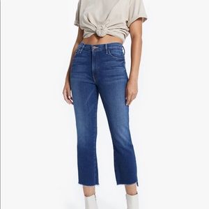 MOTHER Jeans Insider Crop Step Fray